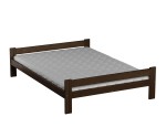Postel ořech Fumi VitBed 140x200cm + Matrace Kassandra 140x200cm