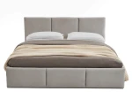 Čalúnená posteľ s úložným priestorom 160x200 TOP Line 7 Šedá Velvet