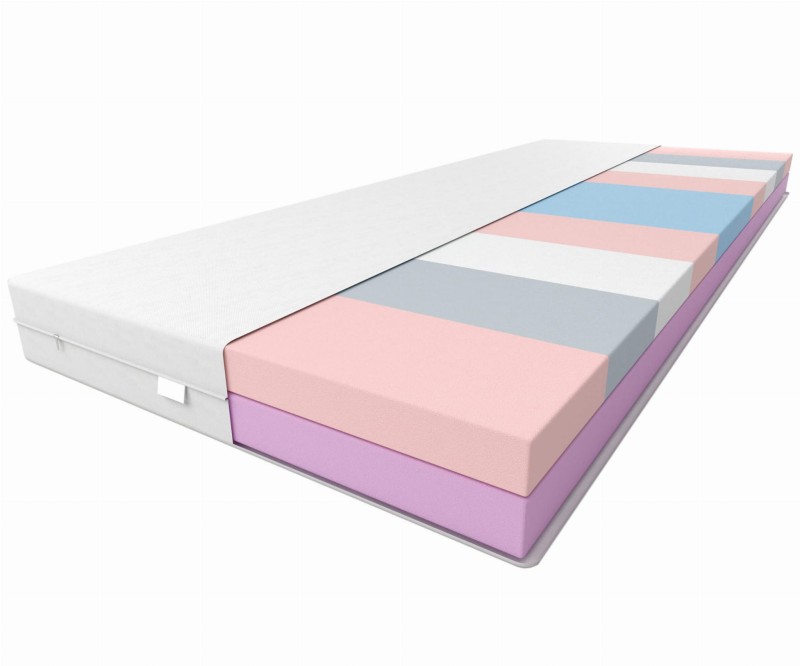 Postel borovice Anzu VitBed 90x200cm + Matrace Karatos 90x200cm