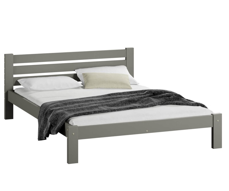 Posteľ masív šedá Ajza 140x200