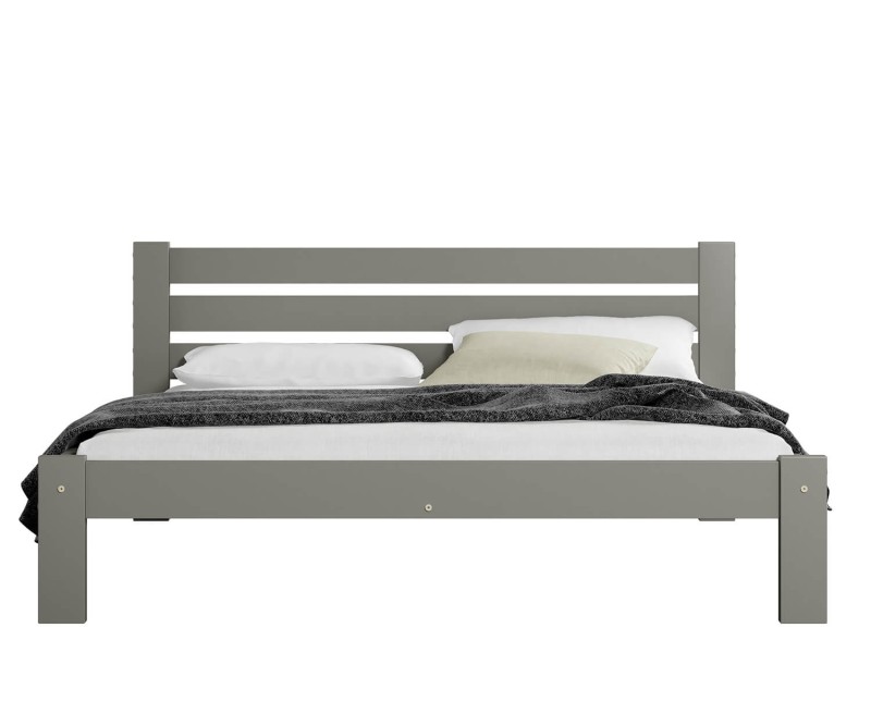 Posteľ masív šedá Ajza 140x200