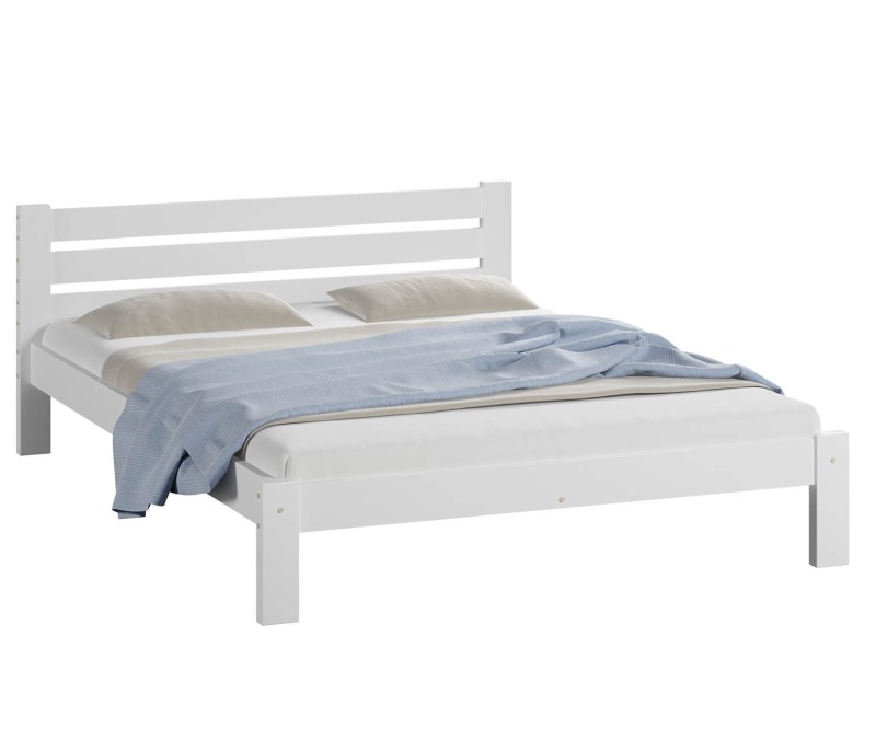 Posteľ masív biela Ajza 160x200