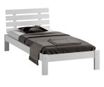Posteľ biela Karla  90x200 masív