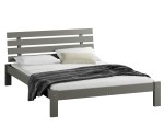 Posteľ šedá Karla  140x200 masív