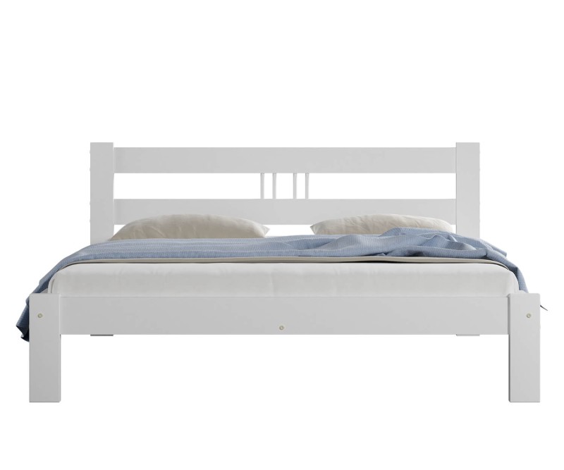 Posteľ biela Virginia  140x200 masív