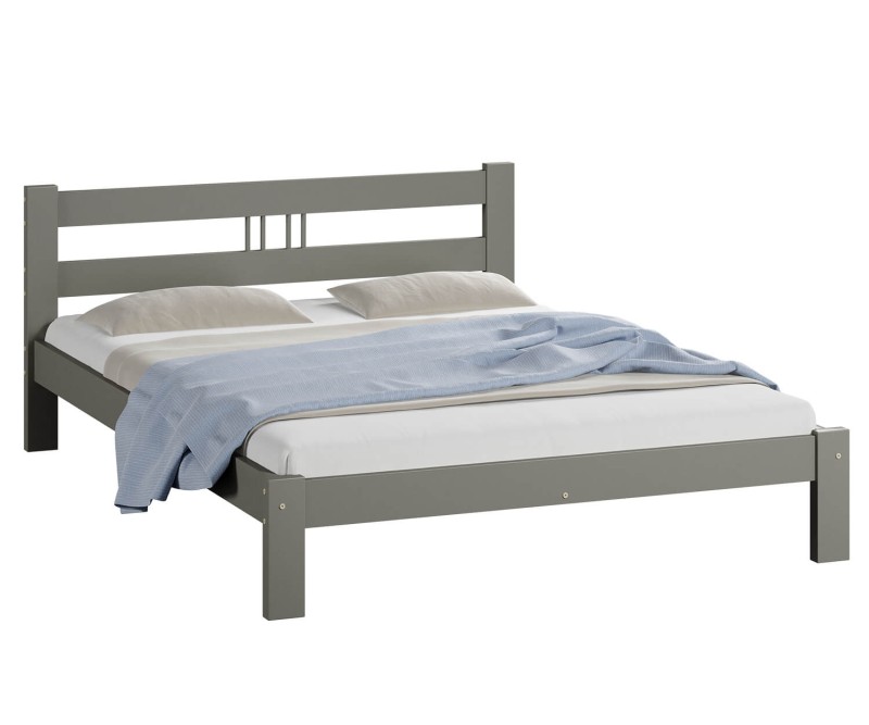 Posteľ šedá Virginia  160x200 masív