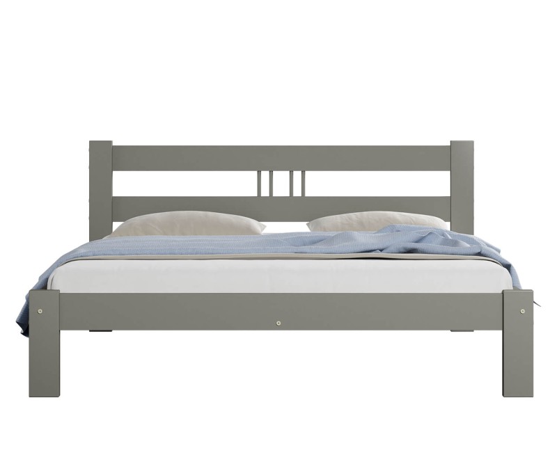 Posteľ šedá Virginia  160x200 masív