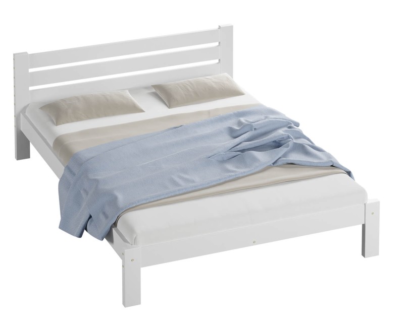 Posteľ masív biela Ajza 120x200