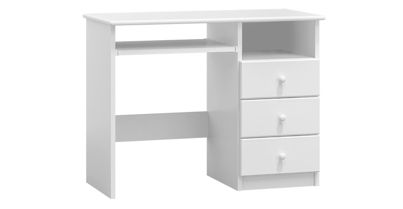 Psací stůl Eduard hloubka 48 bílá