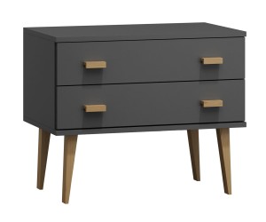 Komoda č1 šířka 80 cm 2š Venuci šedá