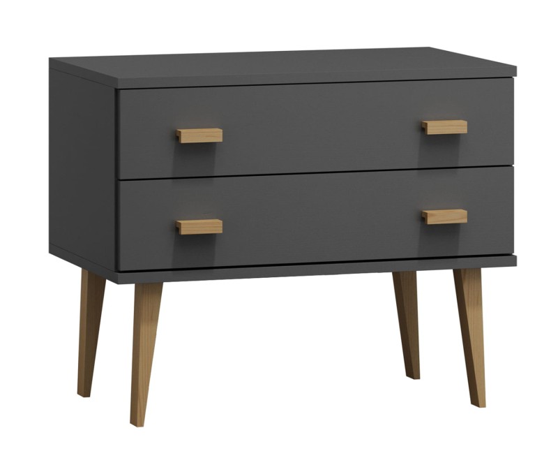 Komoda č1 šířka 80 cm 2š Venuci šedá
