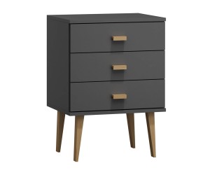 Komoda č1 šířka 60 cm 3š Venuci šedá