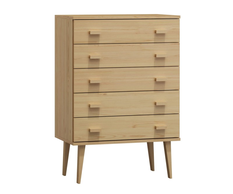 Komoda č1 šířka 80 cm 5š Venuci borovice