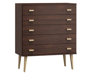 Komoda č1 šířka 100 cm 5š Venuci ořech