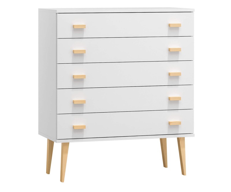Komoda č1 šířka 100 cm 5š Venuci bílý