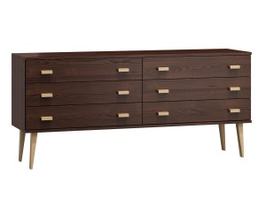 Komoda č2 šířka 160 cm 3š Venuci ořech