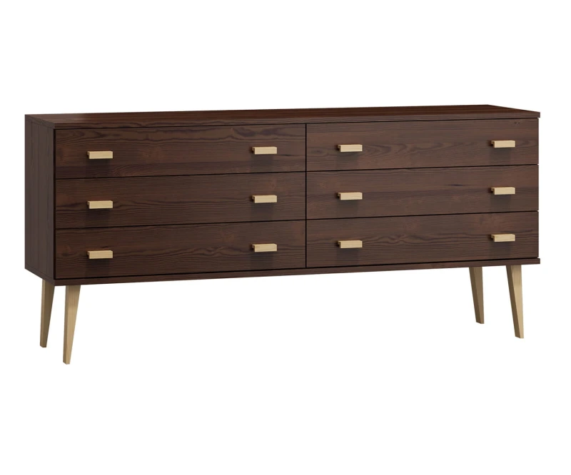 Komoda č2 šířka 180 cm 3š Venuci ořech