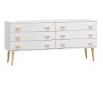 Komoda č1 šířka 180 cm 3š Venuci bílý