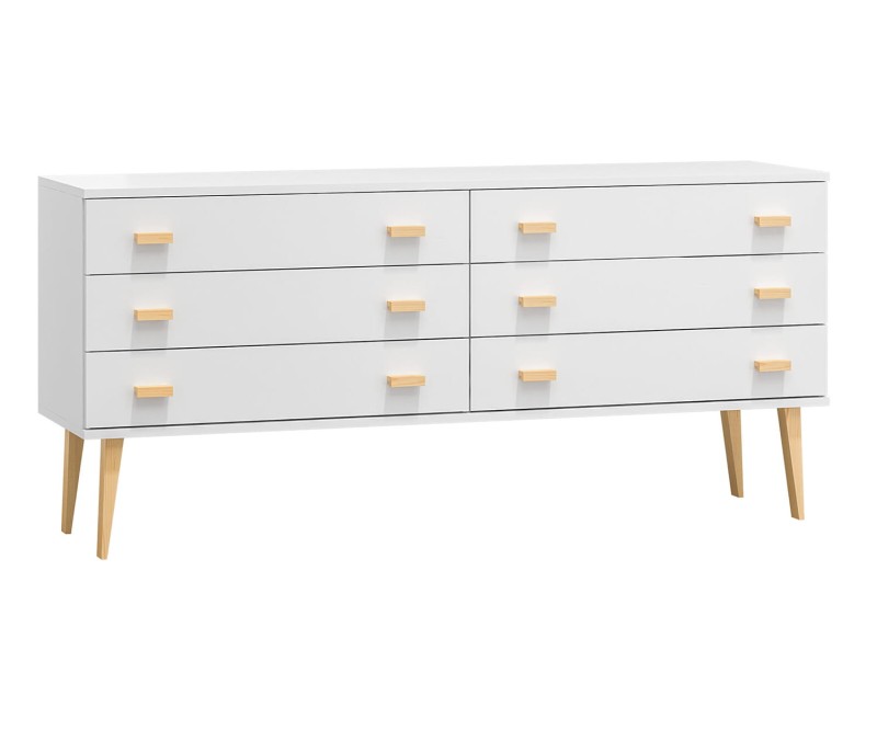 Komoda č1 šířka 180 cm 3š Venuci bílý