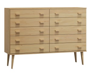 Komoda č2 šířka 120 cm 5š Venuci borovice