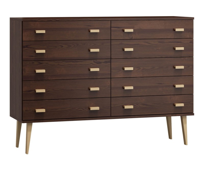 Komoda č2 šířka 120 cm 5š Venuci ořech