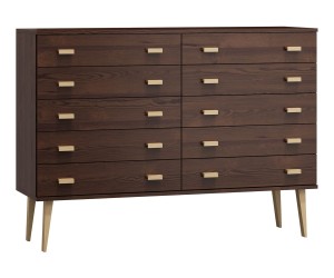 Komoda č2 šířka 140 cm 5š Venuci ořech