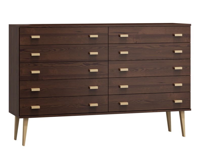 Komoda č2 šířka 160 cm 5š Venuci ořech