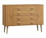 Komoda č3 šířka 140 cm 4š Venuci olše