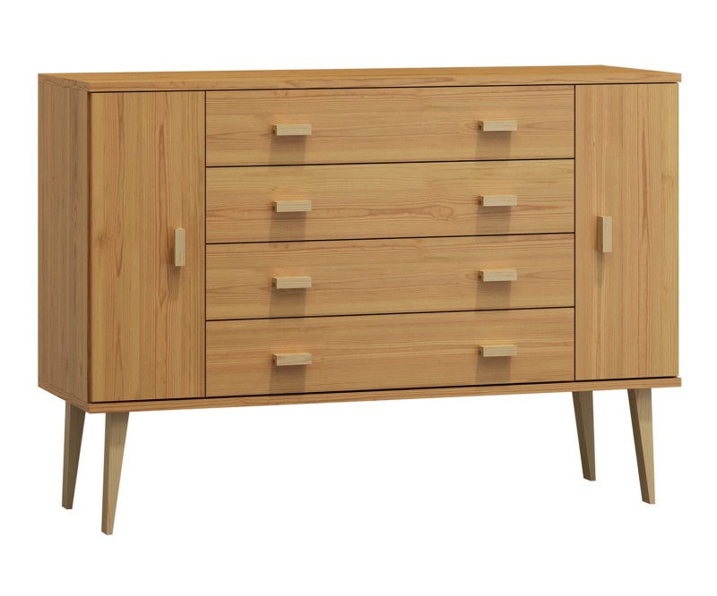 Komoda č3 šířka 140 cm 4š Venuci olše