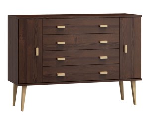Komoda č3 šířka 140 cm 4š Venuci ořech