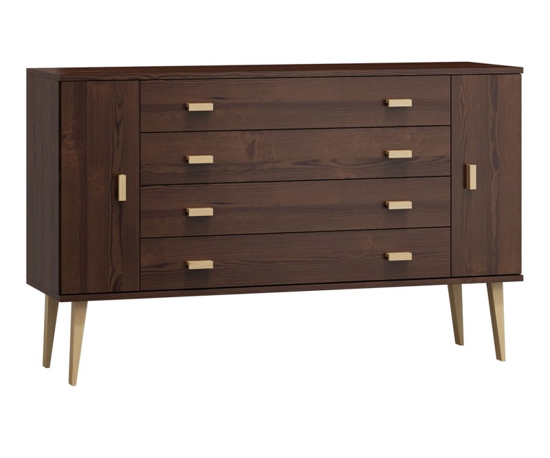 Komoda č3 šířka 160 cm 4š Venuci ořech