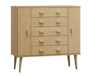 Komoda č3 šířka 120 cm 5š Venuci borovice