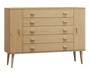 Komoda č3 šířka 160 cm 5š Venuci borovice