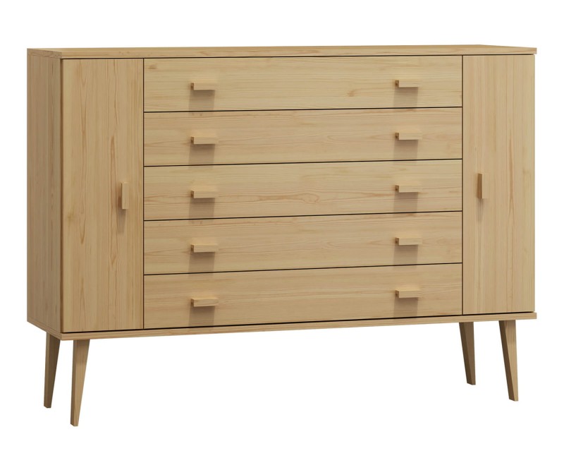 Komoda č3 šířka 160 cm 5š Venuci borovice