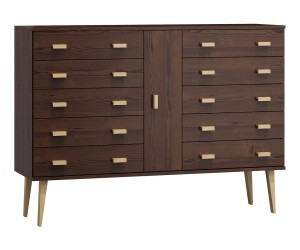 Komoda č4 šířka 140 cm 5š Venuci ořech