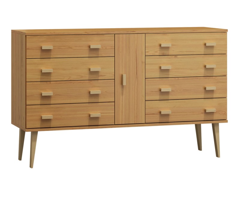 Komoda č4 šířka 120 cm 4š Venuci olše