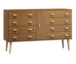 Komoda č4 šířka 120 cm 4š Venuci dub