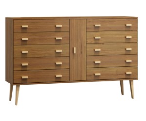 Komoda č4 šířka 180 cm 5š Venuci dub