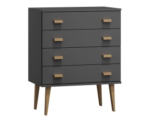 Komoda č1 šířka 60 cm 4š Venuci šedá