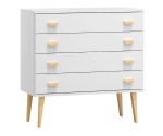 Komoda č1 šířka 100 cm 4š Venuci bílý