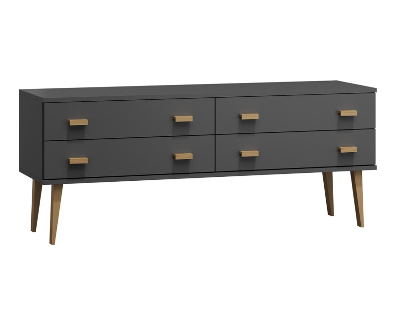 Komoda č2 šířka 120 cm 2š Venuci šedá