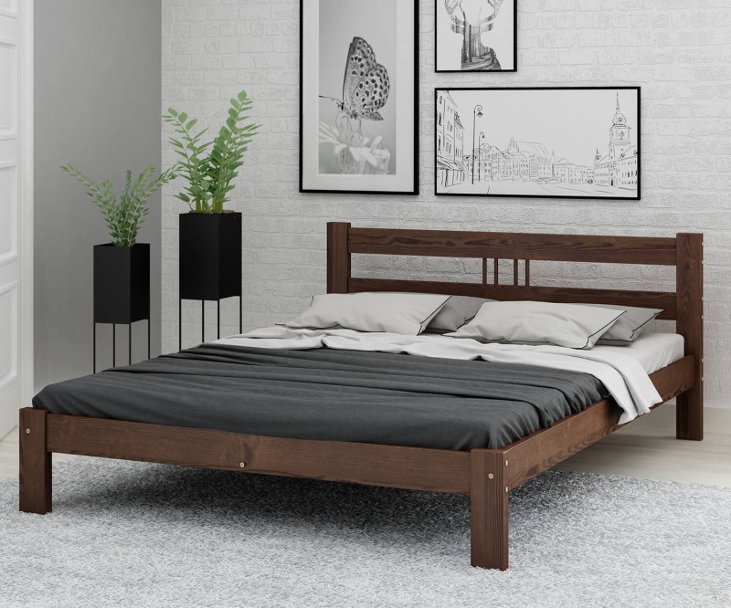 Posteľ ořech Virginia 120x200 masív