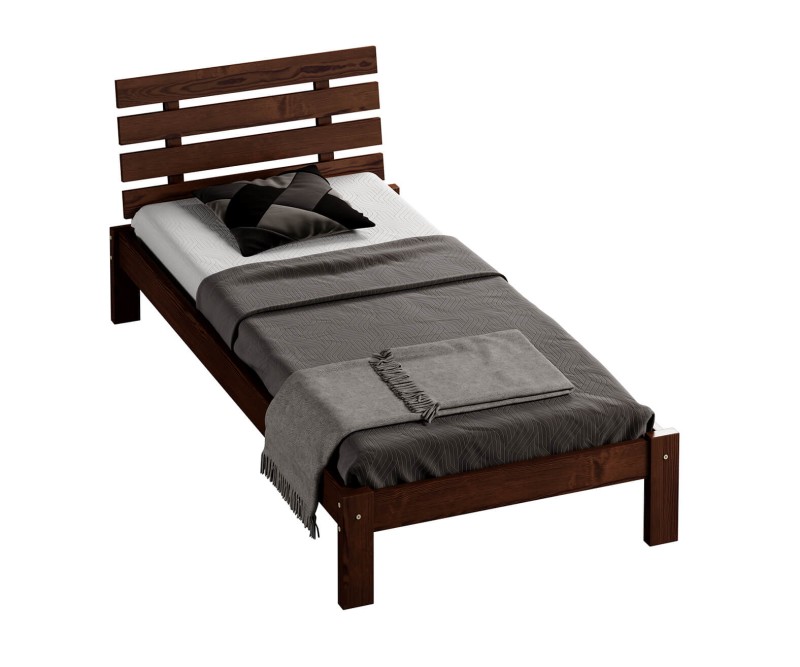 Posteľ ořech Karla 90x200 masív