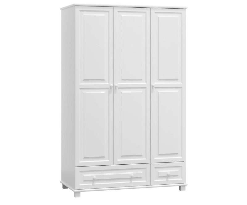 Skříň borovice biela 3Dč1 šířka 133