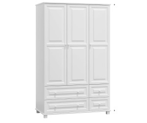 Skříň borovice biela 3Dč3 šířka 120