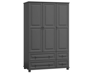 Skříň borovice šedá 3Dč3 šířka 133