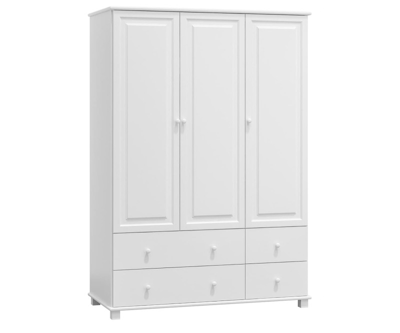 Skříň borovice biela 3Dč7 šířka 133