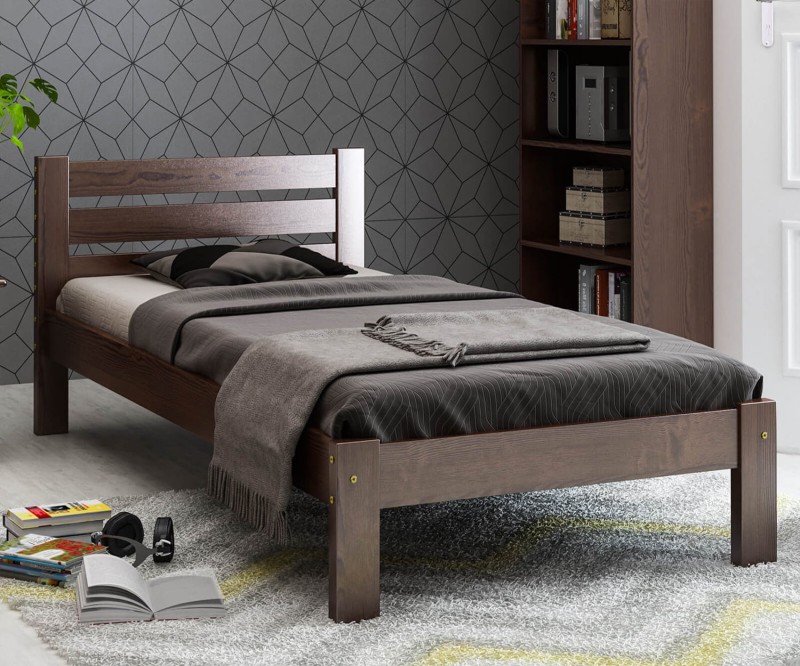 Postel ořech Ajza 90x200