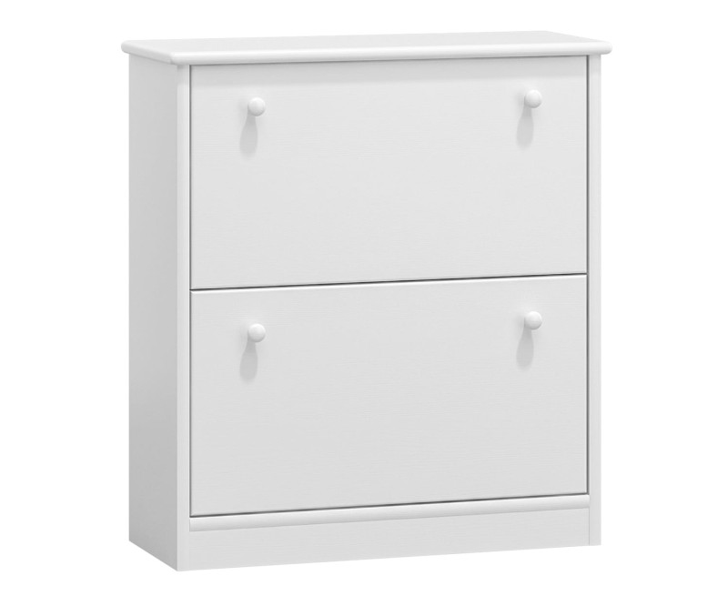 Skříňka na boty borovice č5 biela