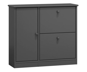 Skříňka na boty borovice č18 šedá